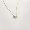 Bubble Letter Au750 Solid Gold Necklace For Woman Factory Directly