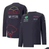 Мотоциклетная одежда Футболка Forma 1 Team Driver 2022 F1 Racing Suit Футболки с длинным рукавом для автоспорта Летняя дышащая футболка с круглым вырезом Mo Otbjv