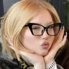 Sunglasses Frames Vintage Anti Blue Light Glasses Plastic Cat Eye Women Eyeglasses 2024 Small Frame Eyewear Wholesales