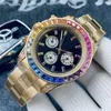 41mm High Quality Automatic Mechanical Watch Male Diamond Watch Stainless Steel Folding Buckle Sports Waterproof Fashion Watches Temb