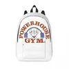 Bags PPowerhouses Backpack Fashion Gym Logo Kawaii Backpacks Student Unisex Workout Pattern School Bags Custom Rucksack Xmas Gift