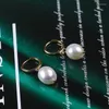 Dangle Earrings Baroque Pearl Freshwater 925 Sterling Silver Hook
