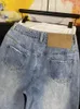 Frauen Jeans Mmsix 2024 Ankunft Höschen Tragen Patchwork Design Denim Hose Streetwear Mode Gerade Bein Lose Weibliche