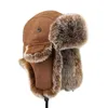 Boinas Trapper Warm Trooper Hat Winter Skiing Cap Mujeres Hombres Sombreros para orejas Ski Ear Hombres Caza