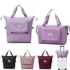 Duffel Bags Women Travel Bag Large Capacity Tote Foldable Luggage Shoulder Duffle Storage Waterproof Handbags Yoga Sport Crossbody280o
