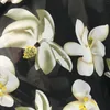 Bekleidungsstoff Tissus Au Meter Style 75 D Viskose verzierte Blumen bedruckte Chiffon-Stoffe für böhmische Hemden