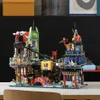 Block blockerar nya i lager 71799 marknader byggstenar tegelstenar kreativ expert street vy hus leksak för barn barn jul födelsedag
