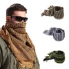 Bandanas 105 105cm Wind-Proof Thin Arabian Tactical Scarf Women Square Turban Shawl Army Men's Charm Decorations Head Scarves