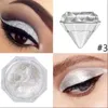 Sombra de olho diamante líquido sombra de olho brilho em pó shimmer metálico única cor sombra cosméticos paleta de sombra olho maquillajel231115