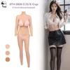 Kostymtillbehör falska bröst silikon bodysuit realistiska vagina bröstform konstgjorda stora bröst tuttar sissy transgender cosplay costumes