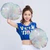 1 Piece Plastic Cheerleader Pom Ppom Girl Cheer Refueling Props Cheerleading Pompon Pompoms Baton Handle 240118