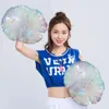 1 pezzo di plastica cheerleader pom pon ragazza cheer rifornimento di carburante puntelli cheerleader pompon pompon manico bastone 240118