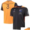 Vêtements de moto 2022 Nouveau T-shirt F1 Summer Racer à manches courtes Forma 1 T-shirts Chemises pour hommes Fans de voiture Jersey Racing Team Logo Plus S Otxjm