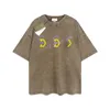 Heren Designer Gu T-shirt Vintage Retro Gewassen Shirt Luxe Merk T-shirts Dames T-shirt met korte mouwen Zomer Causale Tees Hip Hop Tops Shorts Kleding Verschillende kleuren G-25