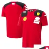 قميص الرجال للرجال ، ملابس الدراجات النارية Ferrai F1 T-Shirt Forma 1 FORMAND SPORTS Extreme Sports Clothing Top Experize Short Sleeve Custom 2023 Drop Del