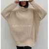 Women's Sweaters Ultra-thick Loose Autumn Winter Turtleneck Sweater Women Cross-border Independent Station Wholesale Plus Size Casual Solid Color Knitwear