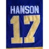 Hanson Brothers Charlestown Hockey # 16 Jack # 17 Steve # 18 Jeff Slapshot Movie Jerseys Ed Бесплатная доставка 9397 9349