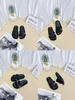 boy slipper sandals shoes black color designer kid black boys slippers send with box England style baby girls sandal