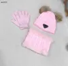 Klasyki garnitury CAP Baby Projektant Kids Winter Knitted Set, w tym pudełko marki Rozmiar 3-12 ciepły kapelusz+szalik+rękawiczki Jan20