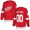 2019 Notícias Detroit Red Wings Múltiplos Estilos Mens Nome Personalizado Qualquer Número Camisas de Hóquei 3331