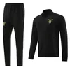 2023 2024 Lazio Long Sleeved Jacket Sportswear 23 24 야외 조깅 Lazio Long Zipper 축구 셔츠 세트