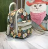 Padrão dos desenhos animados mini tamanho escola senhora casual bolsa de viagem qualidade feminina pequeno designer moda lona mochila couro em forma