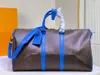 Borsa da viaggio Keepall 50 da uomo Borsa a tracolla Borsa da viaggio in pelle di tela di alta qualità Borsa KEEPALL di grande capacità M41416