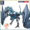 Block 1889pcs Creative Moc Giant Dragon Building Blocks Model Movie Series Childrens Assembly Bricks Toys for Boys Kids Birthday Presents 240120