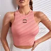 designer Women Summer Basic Knitted Tank Top Solid Color Round Neck Crop Tops Women Sexy Sleeveless Camisole T-Shirt Girls Streetwear channel Tees t0526