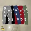 Pantalones para hombres Lágrimas confeccionadas Pantalones casuales Hombres Mujeres Pareja Kapok Espuma Impresión de alta calidad Hip Hop Streetwear Pantalones multicolores J240120