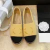 Luxury Flats Designer Shoe Women Channellies Espadrilles Casu