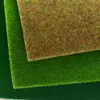 Dekorativa blommor 5p 21 29cm Lawn Paper Nylon Meadows Handmade Making Landscape Mini Fairy Garden Turf Fake Grass Mat Model Train Railroad