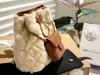 Borsa di Design Bucket Bag Trend 2024 Autumn/Winter New Lamb Wool Diamond Chain ryggsäck Moderväska, enkel axel hinkväska för kvinnor
