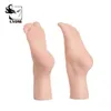 Costume Accessories Soft Silicone Material Fashionable Sexy Models for Show Left and Right Foot Lifelike Mannequin Foot Model