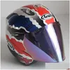 Motorcycle Helmets Helmet Half Open Face Men Women Casco Vintage Scooter Jet Retro Pare Moto Cascos Para Drop Delivery Automobiles Mot Otyt3