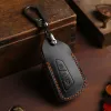 Fob Car Key Case Cover Leather Keychain Holder Accessories for Volkswagen Vw Golf 8 ID.6X ID.4X ID.6 Crozz for Skoda Octavia Bag