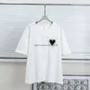 2024SS T-shirts pour hommes été 100% coton mode coréenne T-shirt hommes/femme casual col rond basique T-shirt hommes hauts