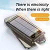 Cep Telefonu Güç Bankaları 30000mAH Solar Power Bank Büyük Kapasiteli Telefon Şarjı Powerbank Harici Pil Telefon Hızlı Şarj Cihazı Sumsung için