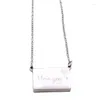 Pendant Necklaces Sublimation Necklace Storage Drawer Unique Chain E0BE