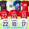 2023 2024 LOSC Lille 2 voetbalshirts UMTITI Wit CABELLA J DAVID YAZICI OUNAS voetbalshirt 23 24 Lille Olympique M.BAYO E.ZHEGROVA R.SANCHES maillot Kit voor volwassenen