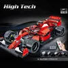 Bloklar Techink f1 yarış otomobil modeli yapı blokları spor araba tuğlaları erkekler için eğitim oyuncakları doğum günü hediyeleri 240120