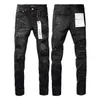 jeans violets designer hommes jeans pour hommes de haute qualité mode hommes jean cool style designer pantalon en détresse déchiré motard noir bleu jean slim fit moto stretch