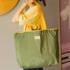 Shopping Bags Bag Drawstring Eco-friendly Supermarket Basket Foldable Portable Handbag Fashion Waterproof Shoulder