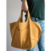 Sacs à main en cuir PU pour femmes, fourre-tout mode Simple grande capacité, fourre-tout souple rétro femme, nouveau sac à bandoulière de couleur unie