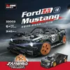 Blocks IN STOCK 33003 High-Tech RC Ford Mustang Hoonicorn RTR V2 Racing Car 20102 13108 MOC-22970 Building Blocks Bricks Toys Kids Gift 240120