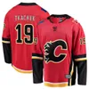 Maillot de hockey sur glace des Flames de Calgary Johnny Gaudreau Matthew Tkachuk Elias Lindholm Noah Hanifin Mark Giordano Maillots de hockey sur glace personnalisés Ed 4070 4440 5107