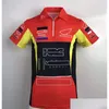 Vêtements de moto Chemise à manches courtes d'été en plein air T-shirt à revers T-shirt Fan de voiture peut être personnalisé Drop Livraison Automobiles Motorcy Otfzw