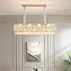 Pendant Lamps Restaurant Chandelier High-End El Dining Table Crystal Light Modern Minimalist Atmosphere Post-Modern Lights