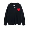 Womens Sweaters 20ss sweater love heart A man woman lovers couple cardigan knit v round neck high collar womens fashion letter white black long sleeve clothing pullov