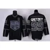 Factory Outlet Heren Los Angeles Kings 99 Wayne Gretzky Zwart Paars Wit Geel 100% Gestikt Goedkope Beste Kwaliteit Ijshockey Jersey 4692